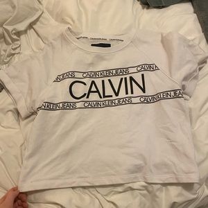 Calvin klein long crop top